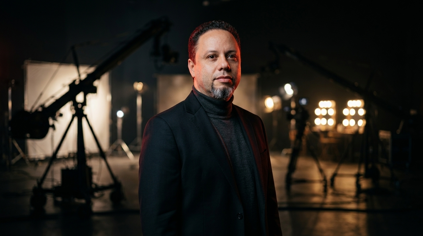 Tristan Desechenes in a cinematic production environment